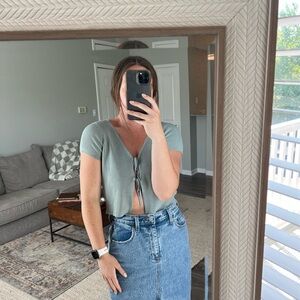 Abercrombie & Fitch Tie Top